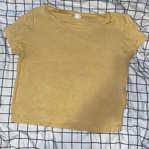 yellow garage tee